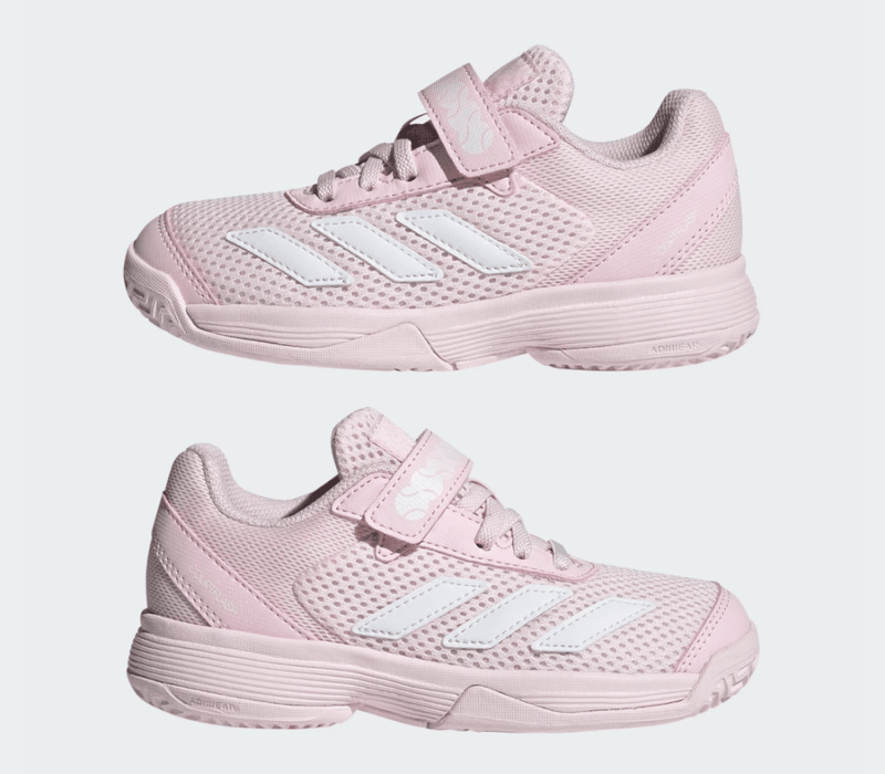 Adidas Courtflash Junior (Distilled Pink / Court White)