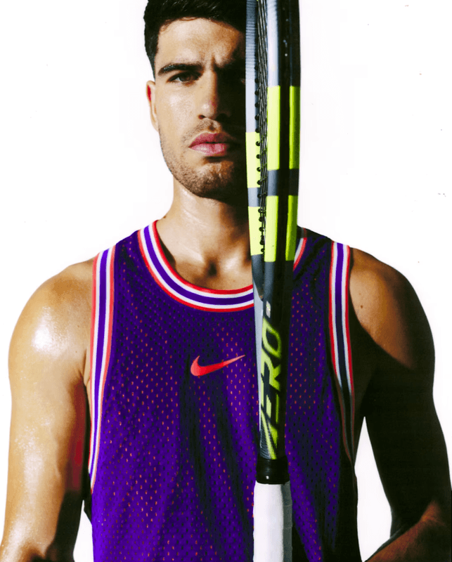 NikeCourt Slam Men's Dri-FIT Reversible Tennis Tank Top (Dark Concord / Bright Crimson)