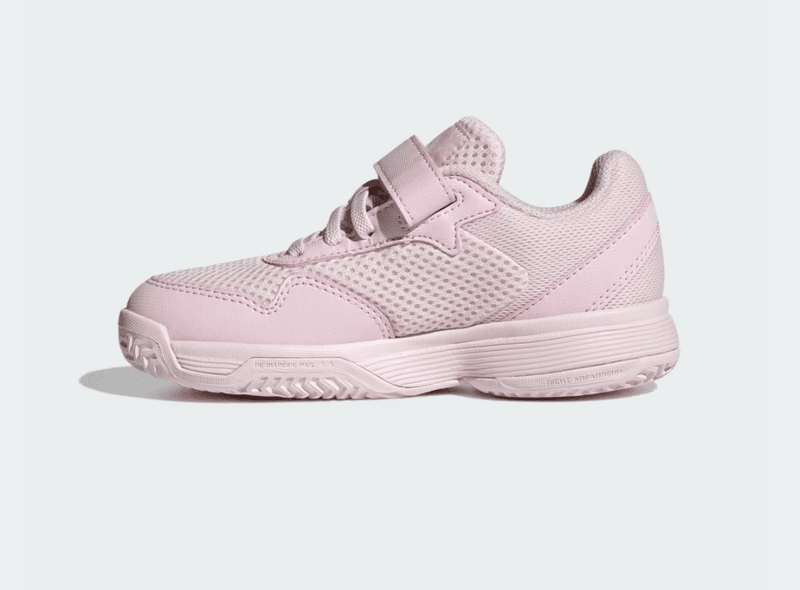 Adidas Courtflash Junior (Distilled Pink / Court White)
