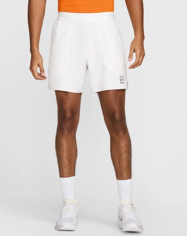 NikeCourt Advantage Men's Dri-FIT 6in Shorts (Hvit)
