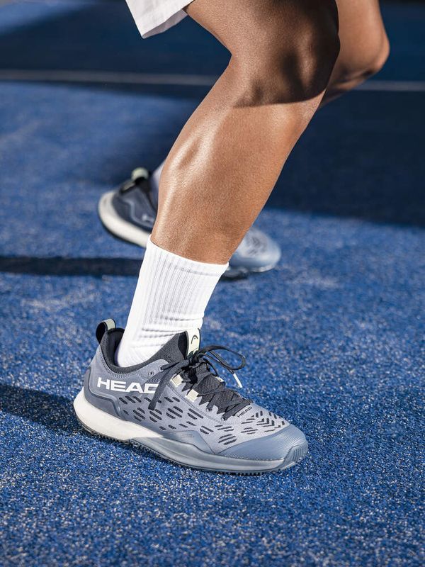Head Motion Pro 1.5 Men Padel Shoes (Dark Blue / Cantaloupe Green)