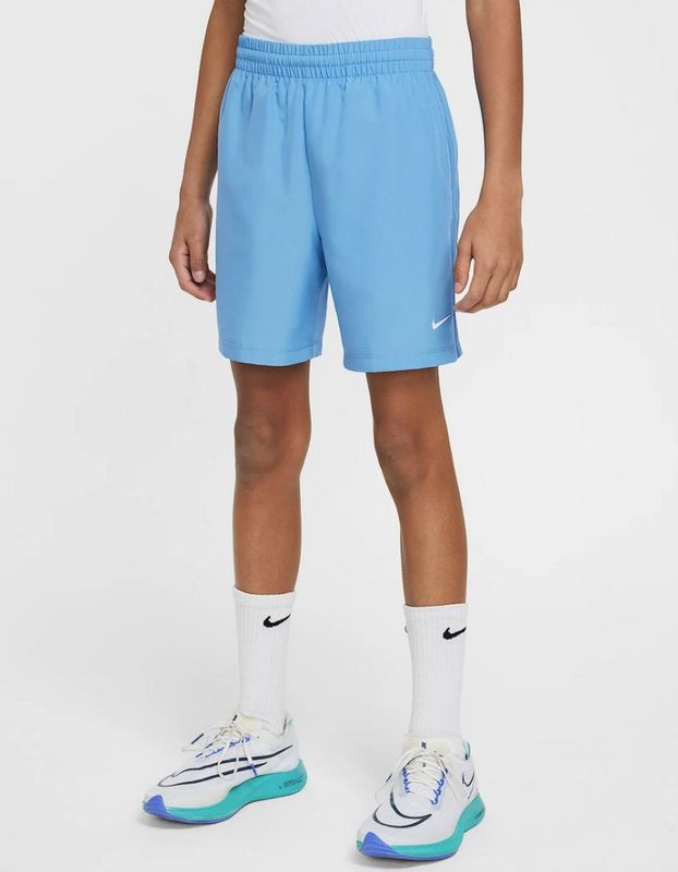 Nike Boy's Dri-FIT Multi Woven Shorts (Blue Beyond / White)
